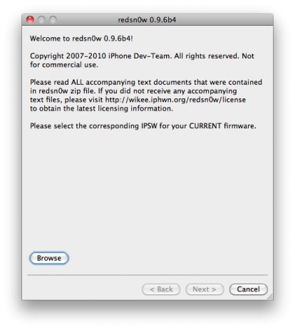DevTeam rilascia Redsnow 0.9.6b4 per iOS 4.2.1 con nuova versione di Cydia