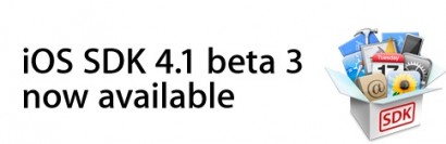 iPhone: rilasciato firmware 4.1 beta 3