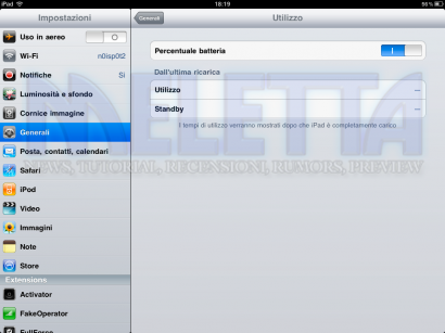 [Tutorial] Aggiungere le statistiche di utilizzo su iPad e iPod Touch