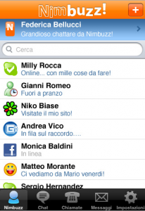 Nimbuzz: cilent messenger multiprotocollo per iPhone.