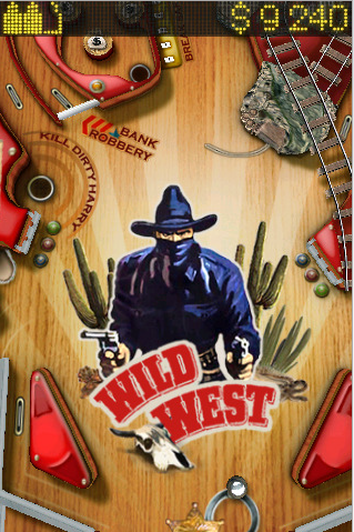 Il flipper per iPhone Wild West Pinball ora è gratis