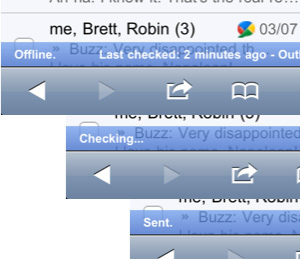 Gmail aggiunge una barra di stato sulla versione iPhone