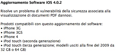 Rilasciato firmware 4.0.2. Corretto il bug dei PDF