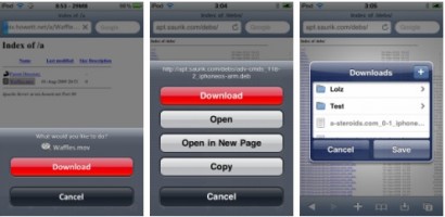 Cydia: aggiornamento per Safari Download Manager, ora per iOS4 e iPhone 4