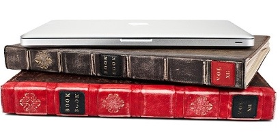 Una custodia a forma di libro per il tuo Macbook Pro