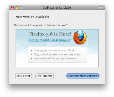 Firefox si aggiorna e arriva alla versione 3.6