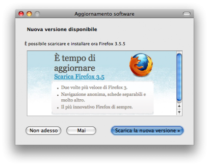 Aggiornamenti: Firefox 3.5, la volpe diventa più veloce