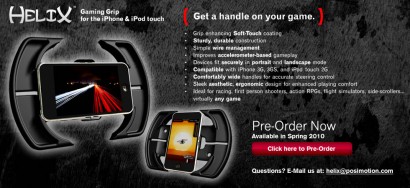 Helix: il volante per iPhone da Posimotion