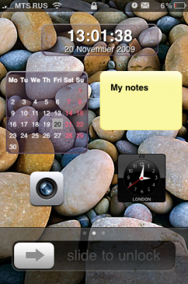 Widgets nella Lockscreen dell’iPhone con QuickWidgets